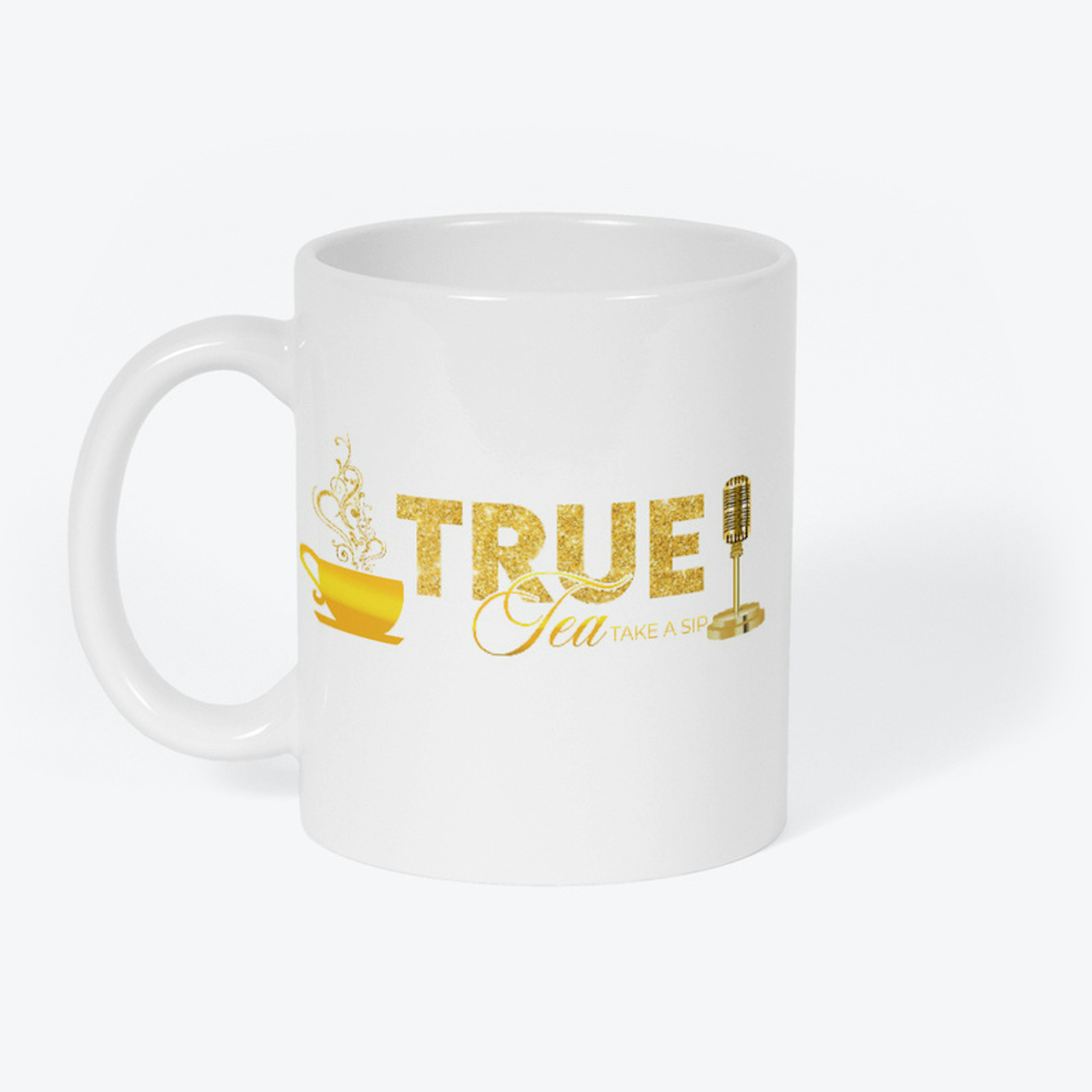 True Tea Signature White Mug